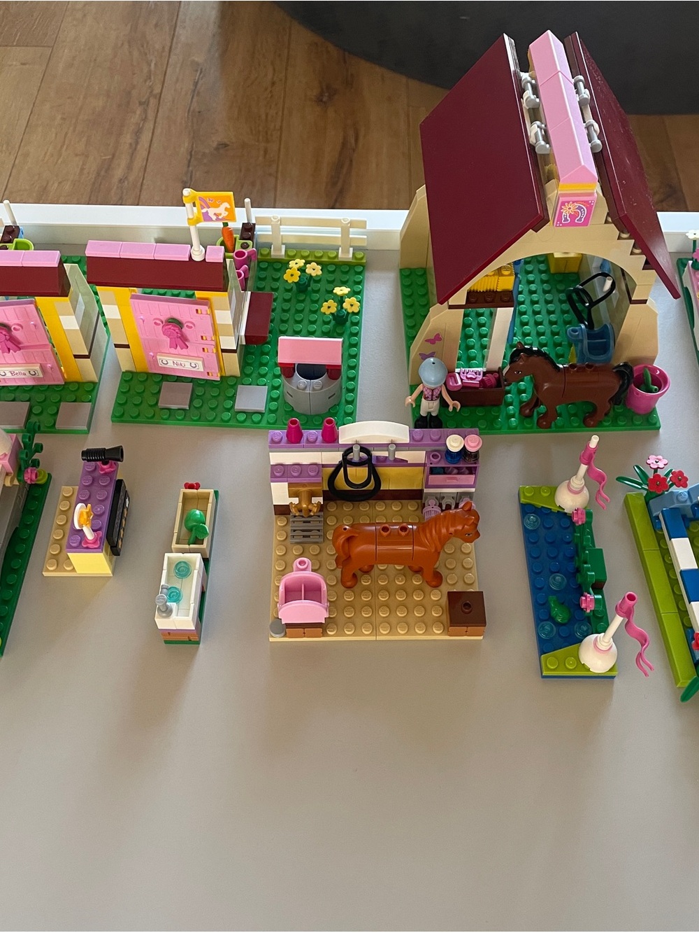 LEGO Friends Pink and Brown Horse Stable Playset